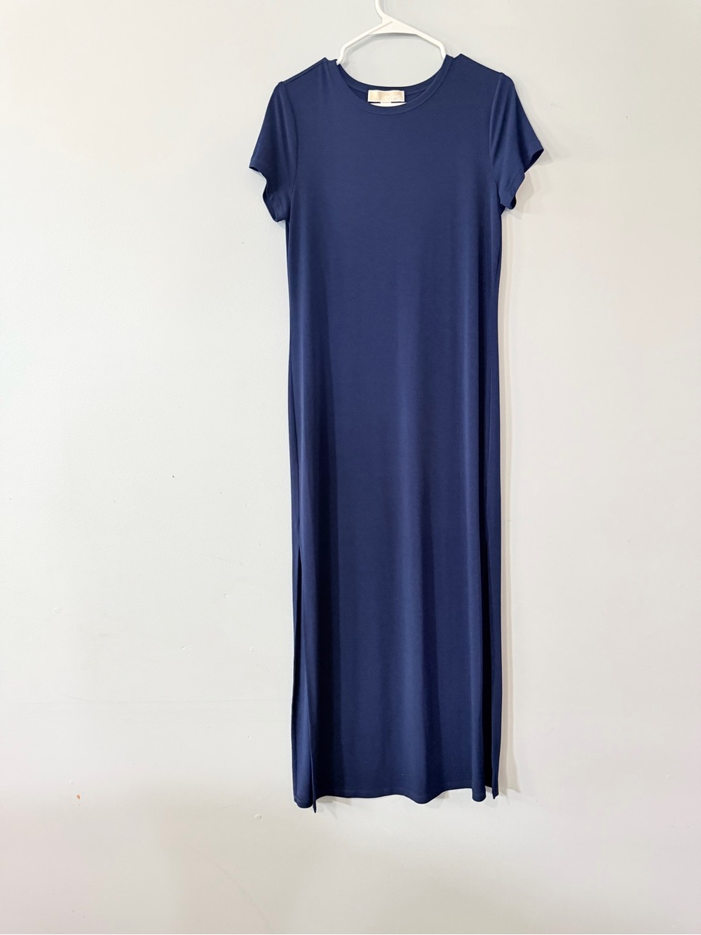 MICHAEL Michael Kors Navy Short-Sleeve Maxi Dress